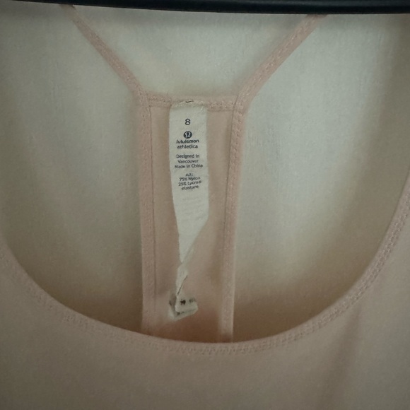 Lululemon Light Pink Flowy Tank Top - Picture 2 of 3